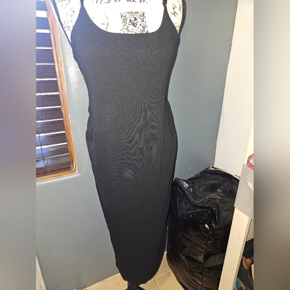 SHEIN Dresses & Skirts - Shein Juniors Black Spaghetti Strap Bodycon Dress Size Xl (12)